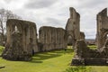 Glastonbury Abbey ruins Royalty Free Stock Photo