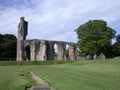 glastonbury abbey in somerset