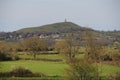 A View To Glastonbury Tor, Somerset, UK Royalty Free Stock Photo