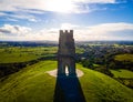 Glastonbury Tor near Glastonbury in the English county of Somerset