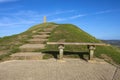 Glastonbury Tor in Somerset, UK Royalty Free Stock Photo