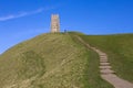 Glastonbury Tor in Somerset, UK Royalty Free Stock Photo