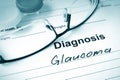 Glaucoma Royalty Free Stock Photo