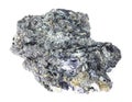 Glaucophane with Molybdenite, Pyrite and Magnetite Royalty Free Stock Photo