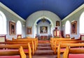 Glaumbaer Church - interior Royalty Free Stock Photo