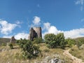 Ancient Croatia 15th century fotress near Dinara Mountain Royalty Free Stock Photo