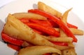 Glazed carrots and parsnips