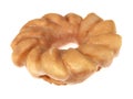Glazed Cruller Ring Doughnut Royalty Free Stock Photo