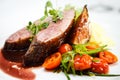 Glazed duck fillet