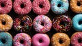 glazed round donut food Royalty Free Stock Photo