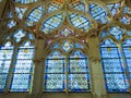 Glazing of Sainte-Chapelle de Vincennes, interior France