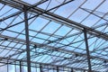 Glazing transparent roof. Royalty Free Stock Photo