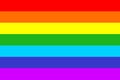 GLBTQ+ rainbow flag Royalty Free Stock Photo