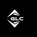 GLC abstract technology logo design on Black background. GLC creative initials letter logo concept Royalty Free Stock Photo