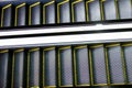 Gleam of automatic escalator Royalty Free Stock Photo
