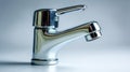 Chrome Faucet Close-up Royalty Free Stock Photo