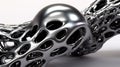 Gleaming Fusion: The Striking Parametric Bionic Design