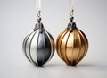 Gleaming Silver Ornaments - Add a Touch of Elegance to Your Home