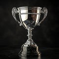 Silver Trophy Royalty Free Stock Photo