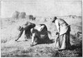 The Gleaners Des glaneuses is a painting by French artist Jean-Francois Millet.