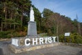 Christ the King statue at Glen of Aherlow, County Tipperary, Ireland.