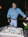 Glen Campbell Cuts His 60th Birthday Cake