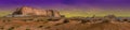 Rokliny kaňon púšť purpurová opar nebo 