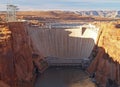 The glen canyon dam Royalty Free Stock Photo