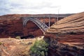 Glen canyon dam bridge Royalty Free Stock Photo