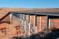 Glen Canyon Dam bridge Royalty Free Stock Photo