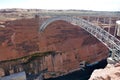 GLEN CANYON DAM BRIDGE Royalty Free Stock Photo