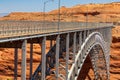 Glen Canyon Dam Bridge at Colorado river Royalty Free Stock Photo