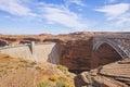 Glen Canyon Dam And Bridge Royalty Free Stock Photo