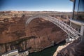 Glen Canyon Dam bridge Page Arizona Royalty Free Stock Photo