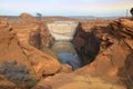 Glen Canyon Dam, Colorado River, Arizona, United States Royalty Free Stock Photo