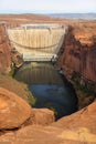 Glen Canyon Dam, Colorado River, Arizona, United States Royalty Free Stock Photo