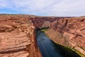 Glen Canyon Dam at Colorado River, Lake Powell, Arizona, USA Royalty Free Stock Photo