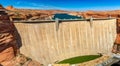 Glen Canyon Dam at Colorado river Royalty Free Stock Photo