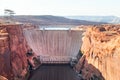 Glen Canyon Dam in Arizona USA Royalty Free Stock Photo