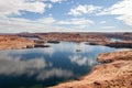 Glen Canyon Bridge and Dam Royalty Free Stock Photo