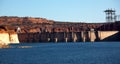 Glen Canyon Dam Lake Powell Arizona Royalty Free Stock Photo