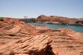 Glen canyon dam, Lake Powell, Arizona. Royalty Free Stock Photo