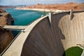 Glen Canyon Dam near Page at Royalty Free Stock Photo