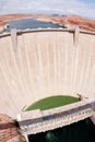 Glen Canyon Dam near Page, Arizona. Royalty Free Stock Photo