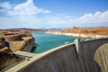 Glen Canyon Dam, near Page Royalty Free Stock Photo