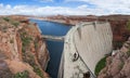 Glen Canyon Dam near Page, Arizona, USA. Royalty Free Stock Photo