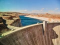 The Glen Canyon Dam - Page Arizona Royalty Free Stock Photo