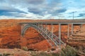 View of the Glen Canyon Dam Bridge.Page.Arizona.USA Royalty Free Stock Photo