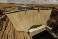 Glen Canyon dam in sunny day Royalty Free Stock Photo