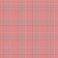 Glen check pattern plaid